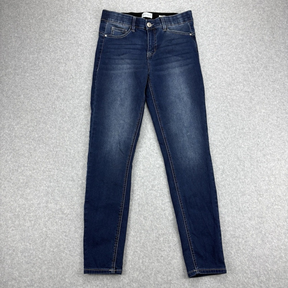 Angels Forever Young Jeans Women's 6x28 Blue Denim Faded Everluxe Sculpt Skinny